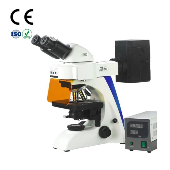 Microscopio fluorescente a LED con illuminazione in campo scuro per otologia per prezzi del microscopio speculare